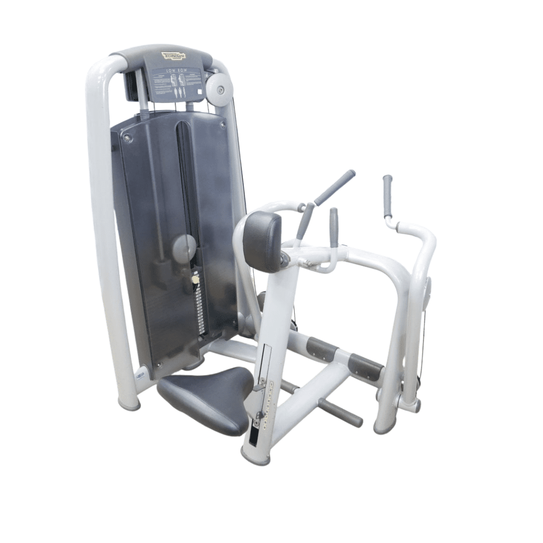 Technogym Selection Low Row - Silver Frame Navy Upholstery | Grays
